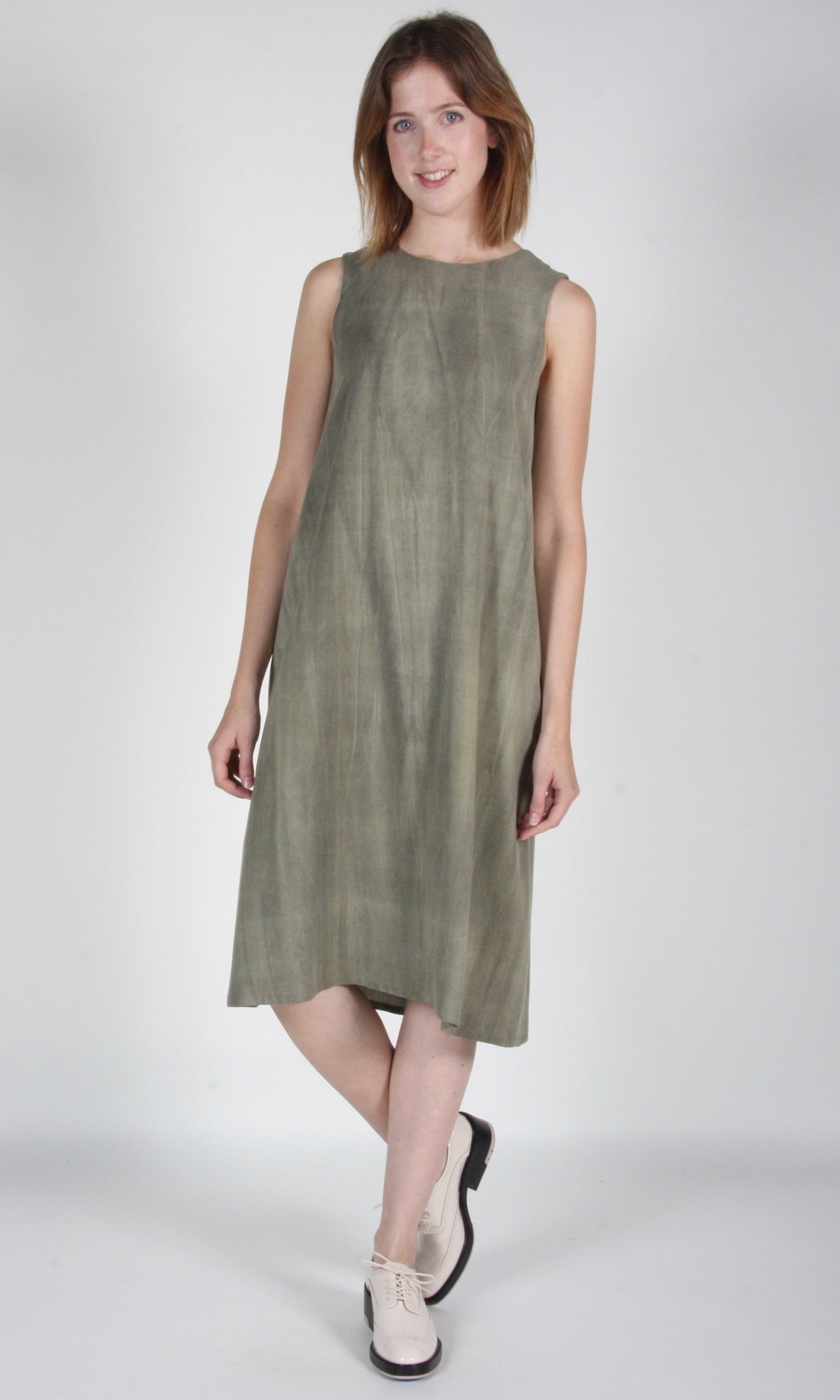 Blossomcrown Dress - Sand Washed Olive