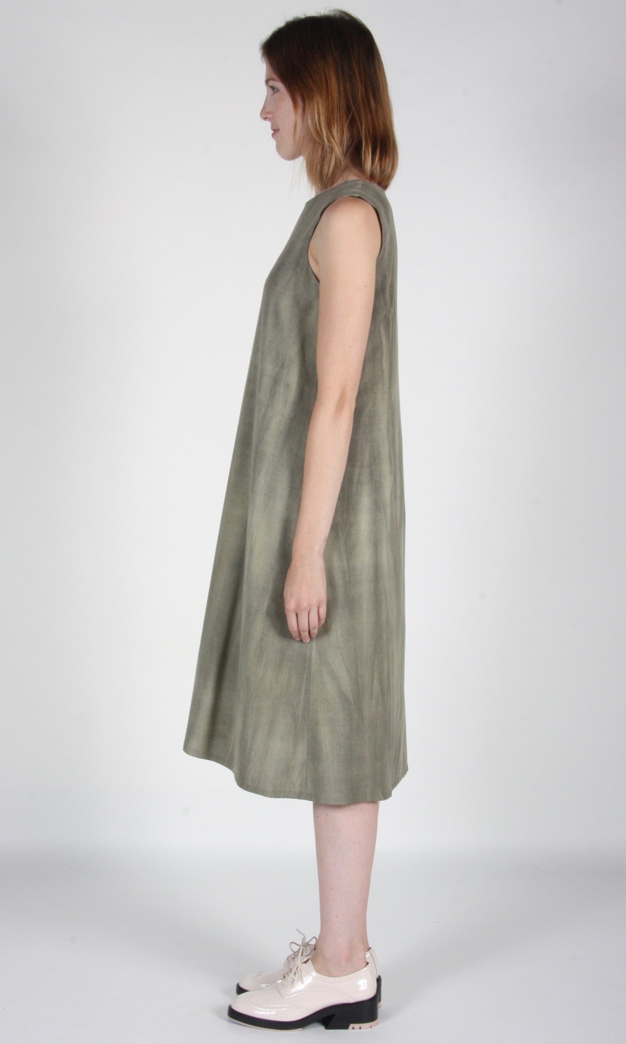 Blossomcrown Dress - Sand Washed Olive