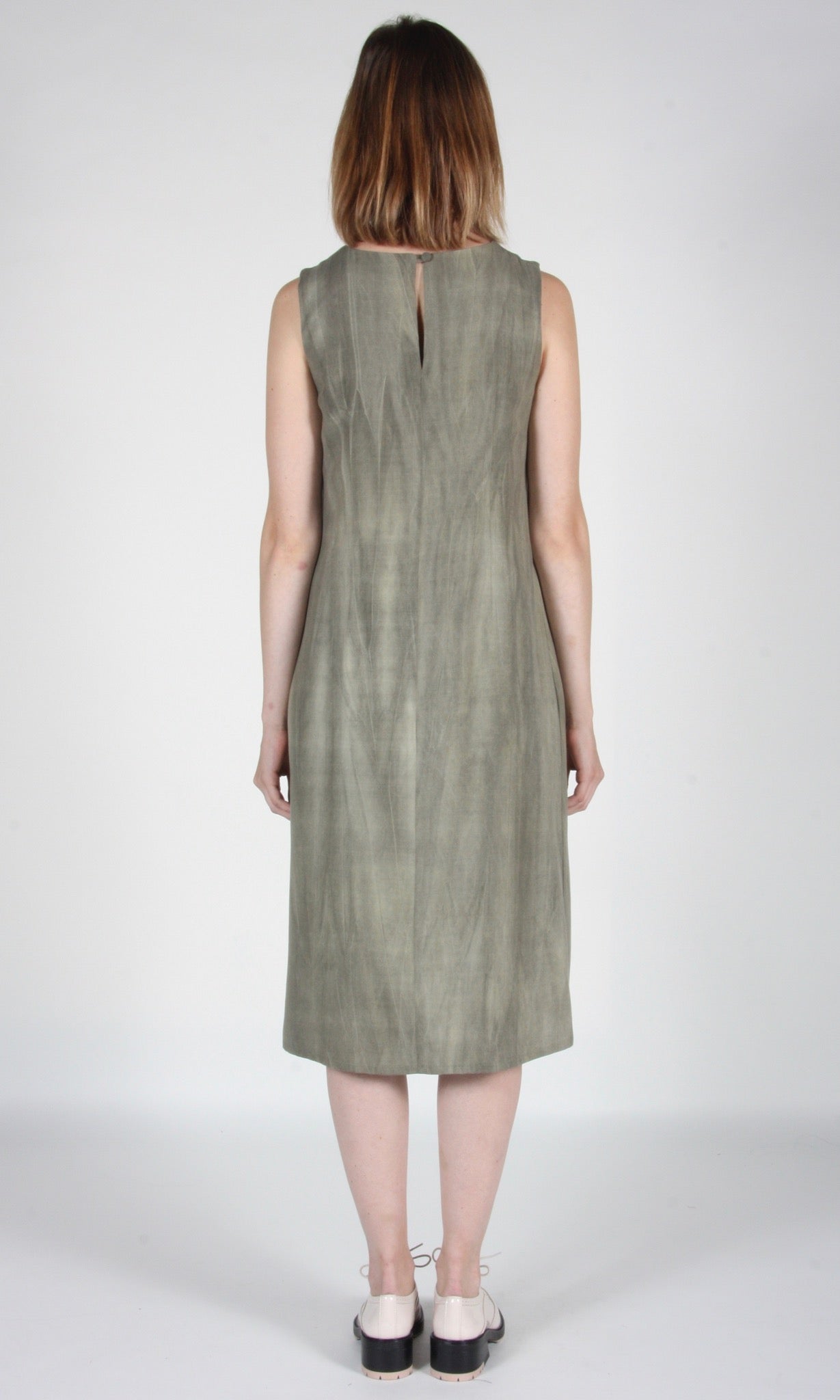 Blossomcrown Dress - Sand Washed Olive