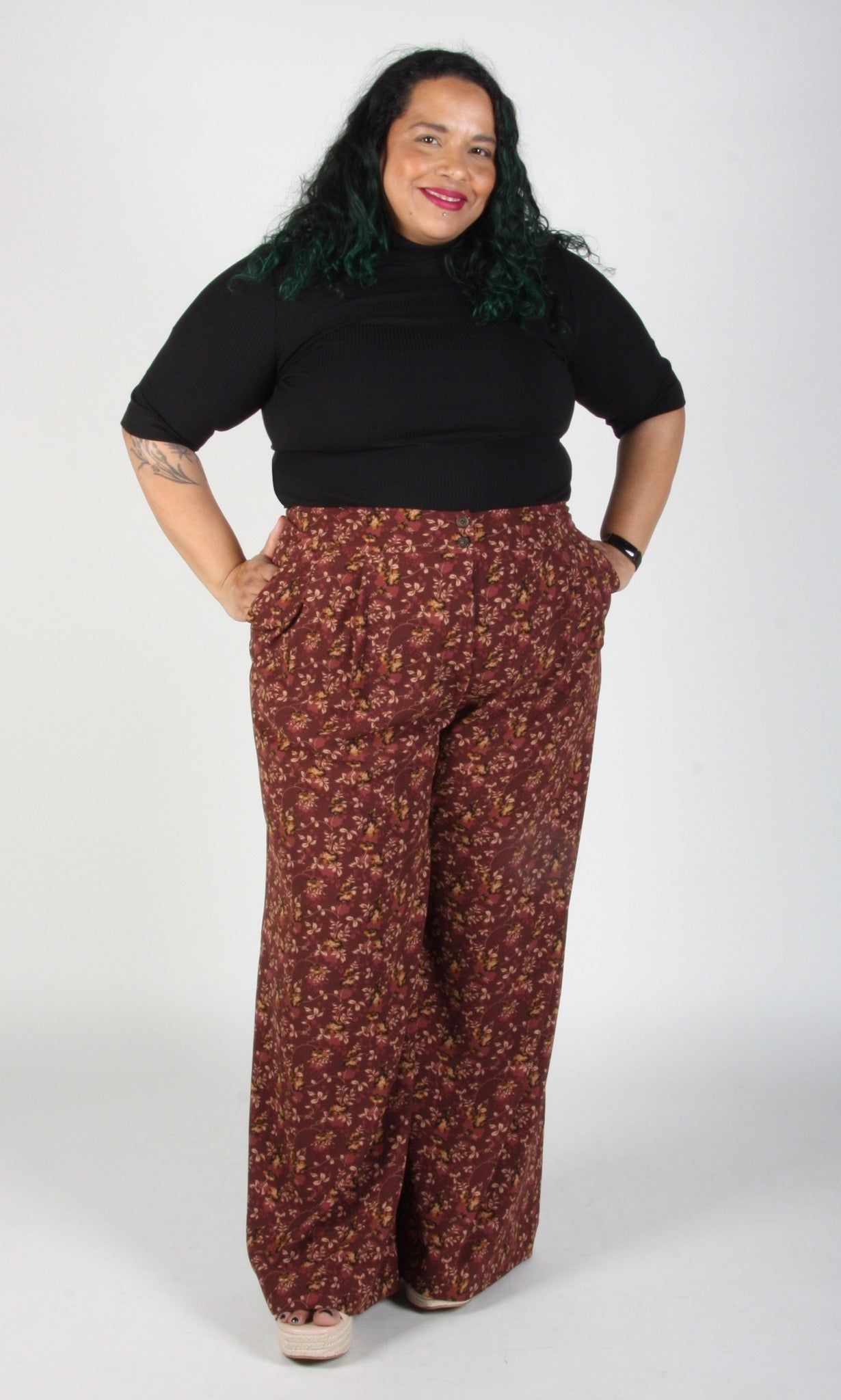 SS485 - 16 - Bowerbird Pant - Rosewood