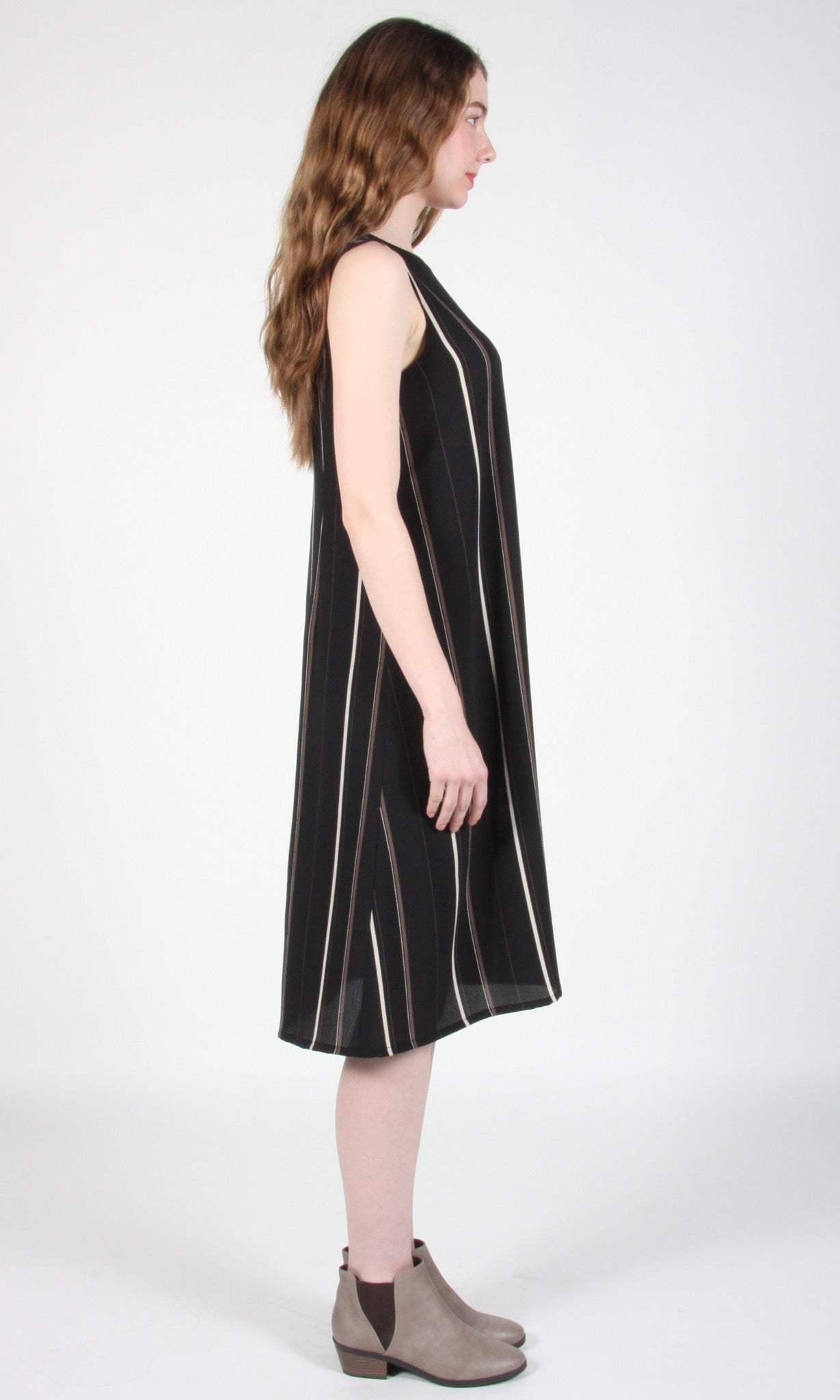 RN - 4 - Fulmar Dress - Black Stripes