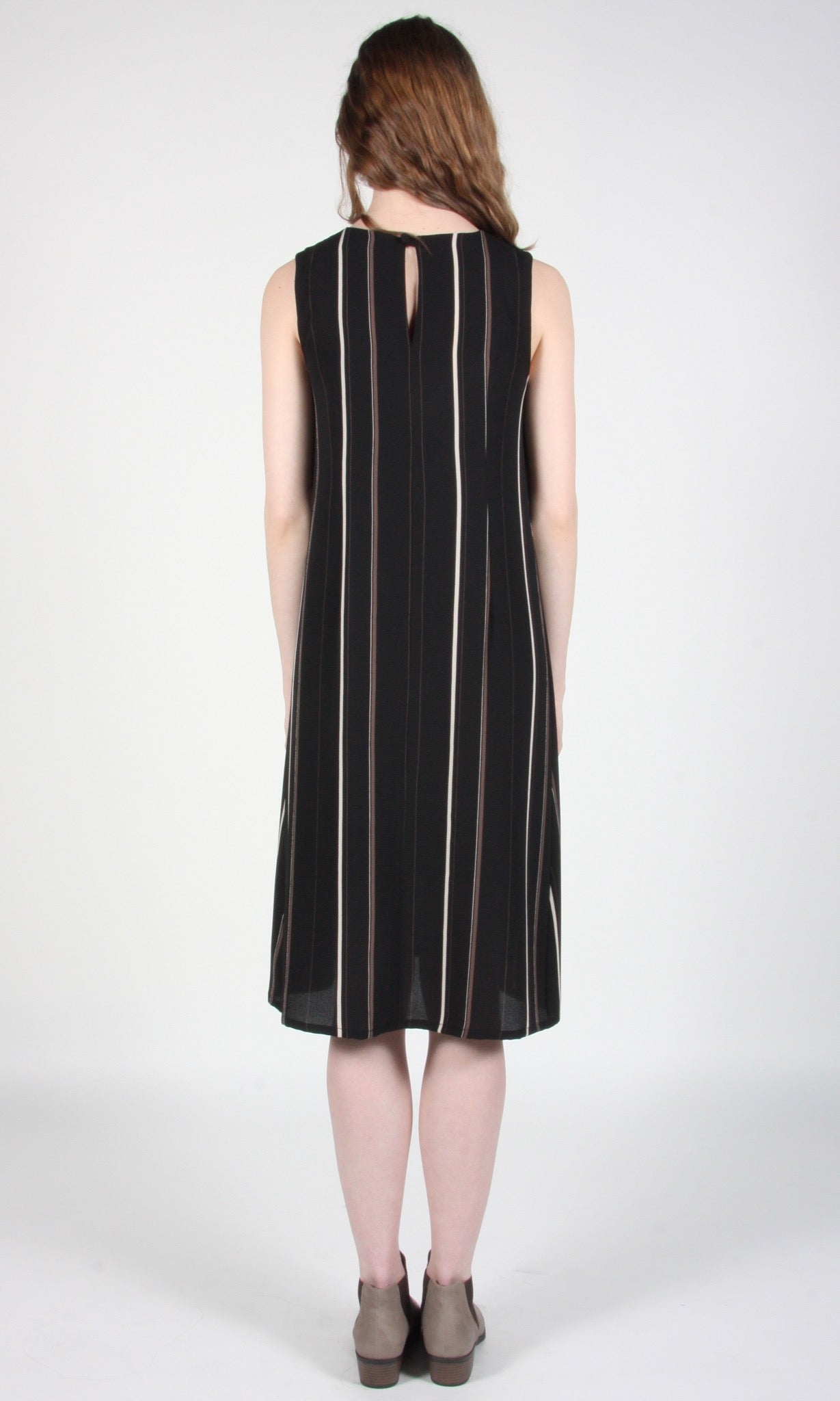 RN - 4 - Fulmar Dress - Black Stripes