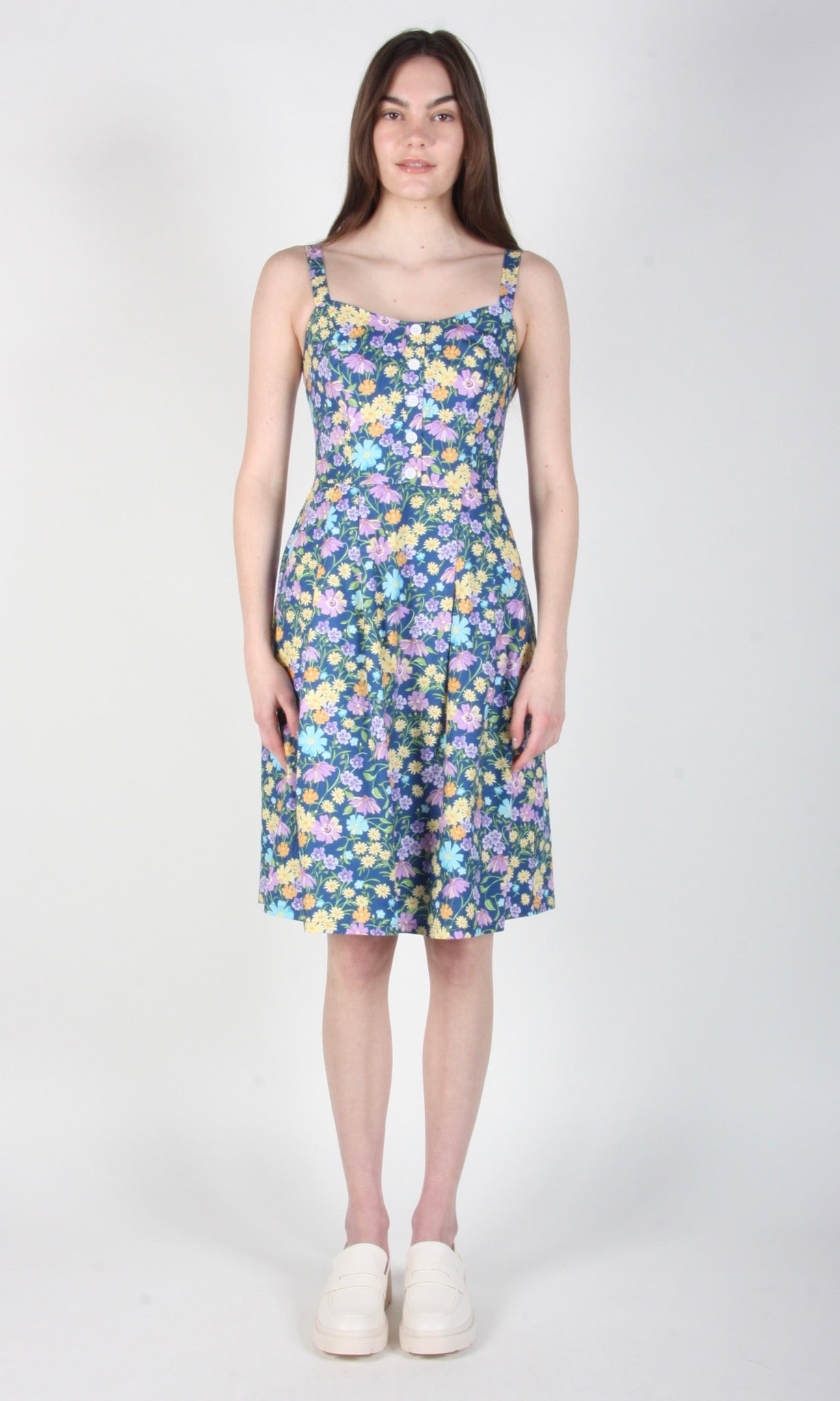 Grosbeak Dress - Blue Meadow