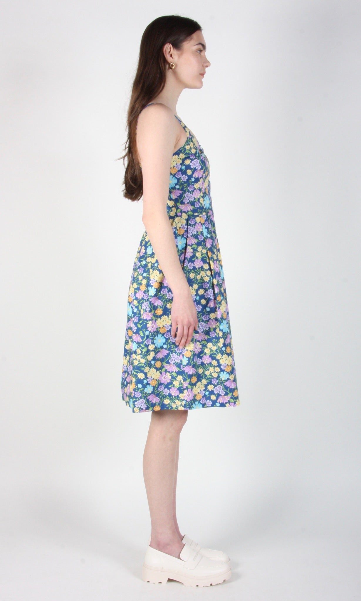 Grosbeak Dress - Blue Meadow