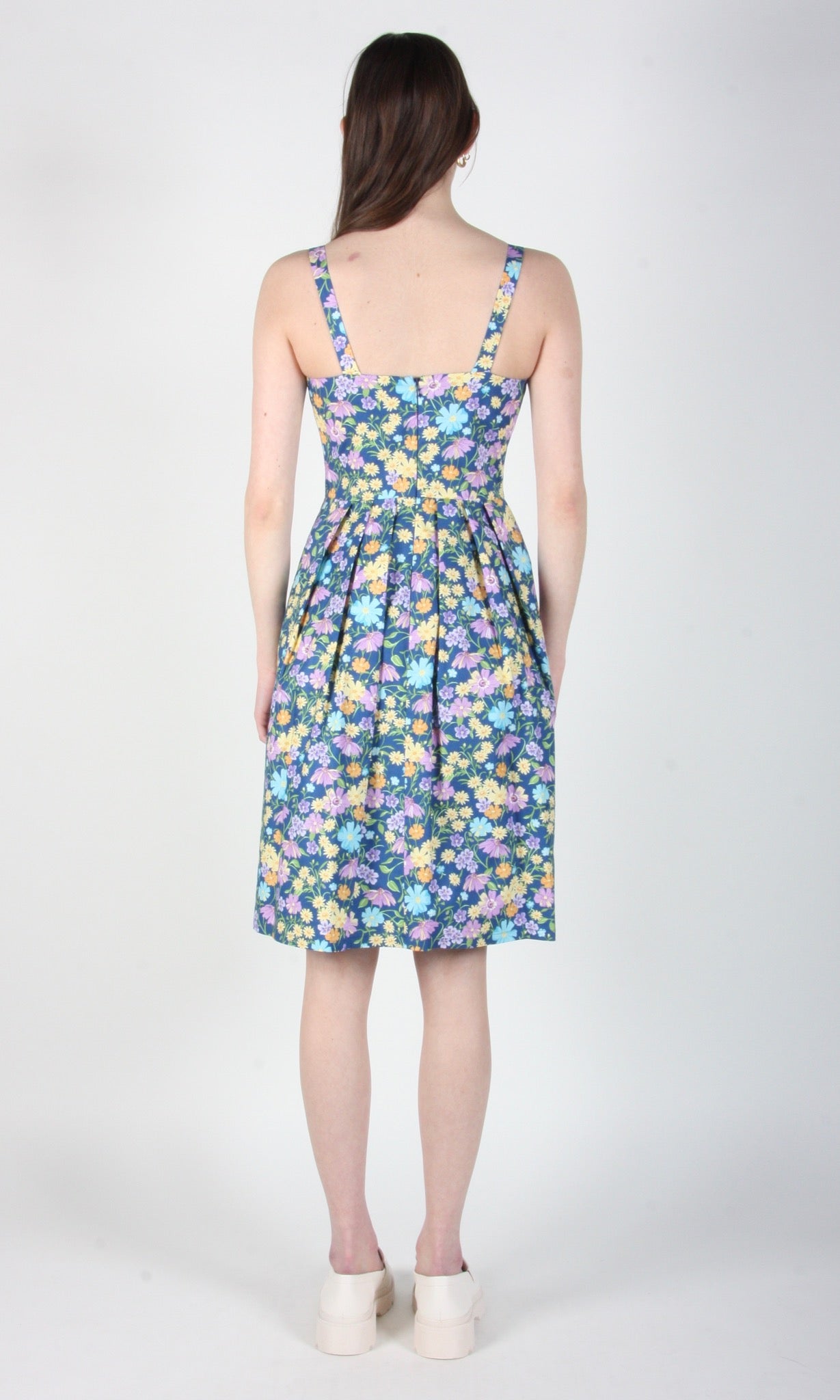 Grosbeak Dress - Blue Meadow