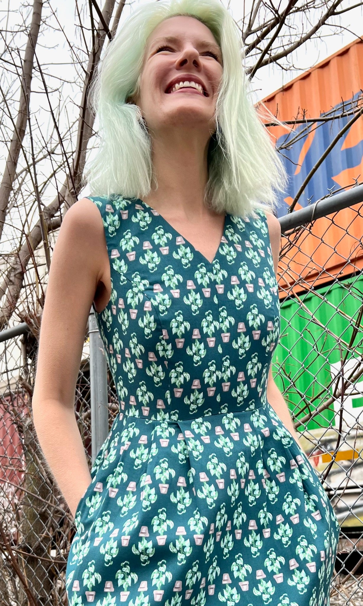 Wood Snipe Dress - Plant Mom