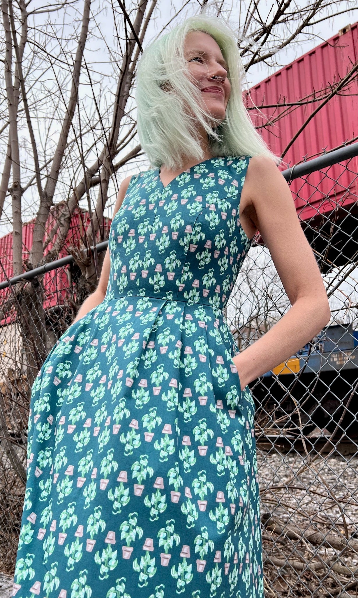 Wood Snipe Dress - Plant Mom