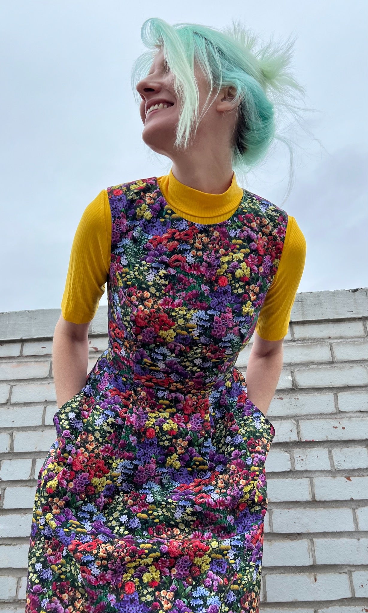 Peafowl Dress - Flowerburst