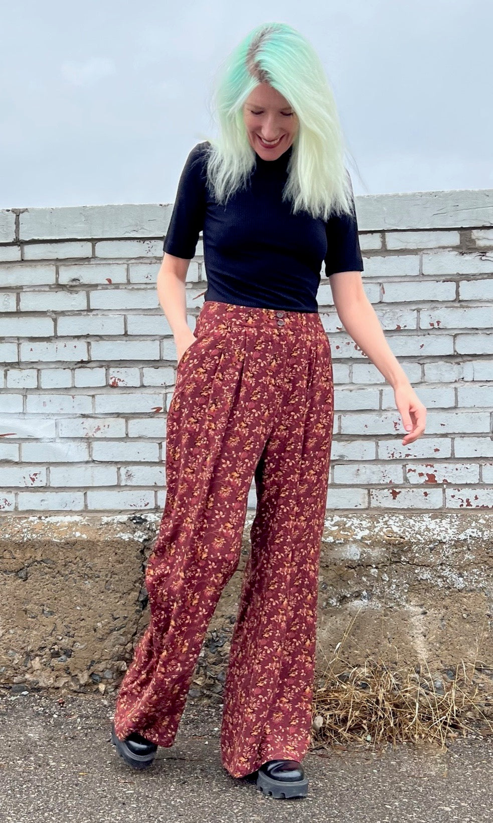 SS485 - 16 - Bowerbird Pant - Rosewood