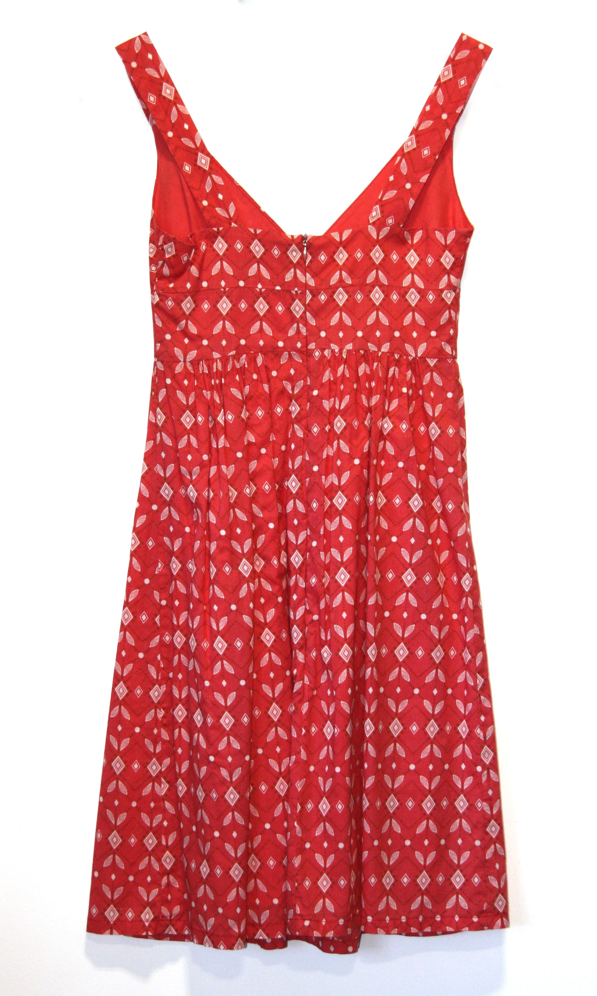 RN - 2 - Wheatear Dress - Coral Diamonds