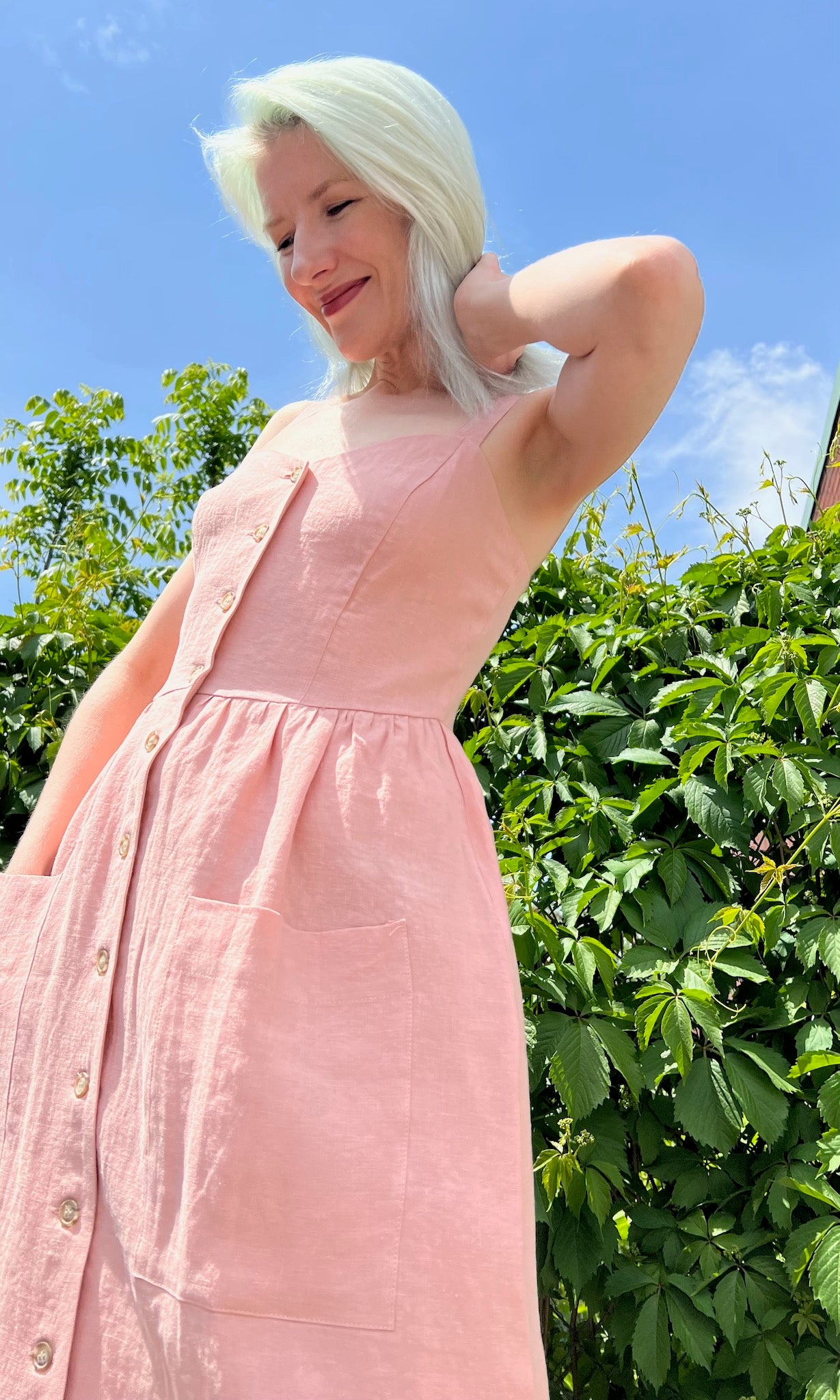 Thistlebird Dress - Peach