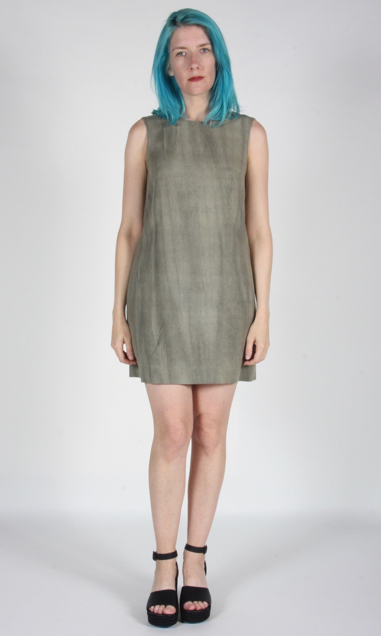 Longspur Dress - Sand Washed Olive