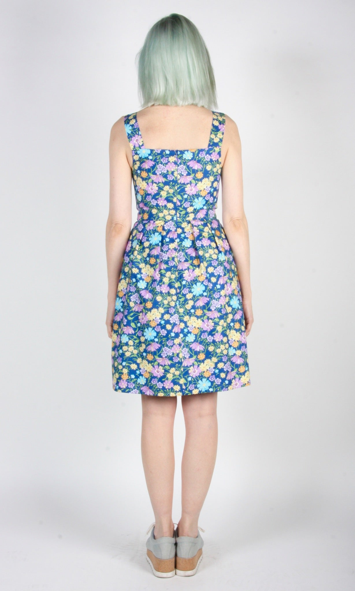 Myrmidon Dress - Blue Meadow