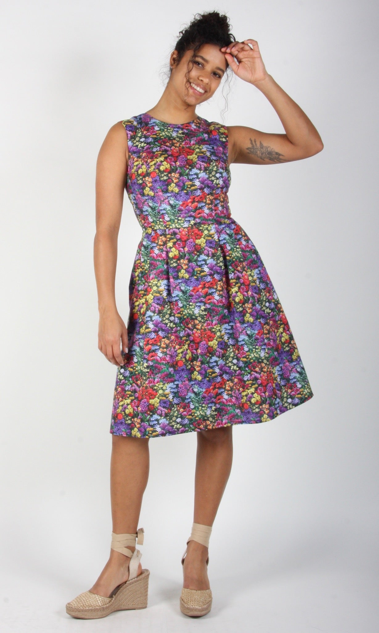 Peafowl Dress - Flowerburst