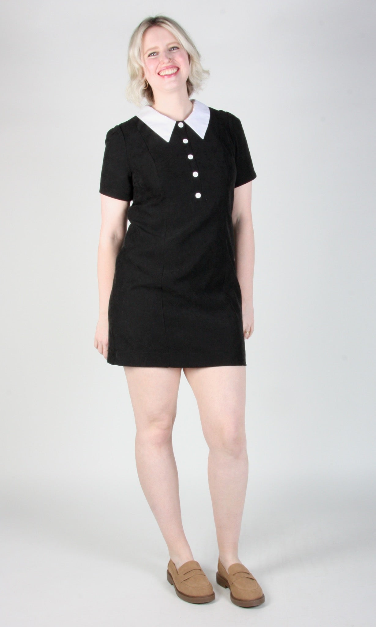 Peep Dress - Black