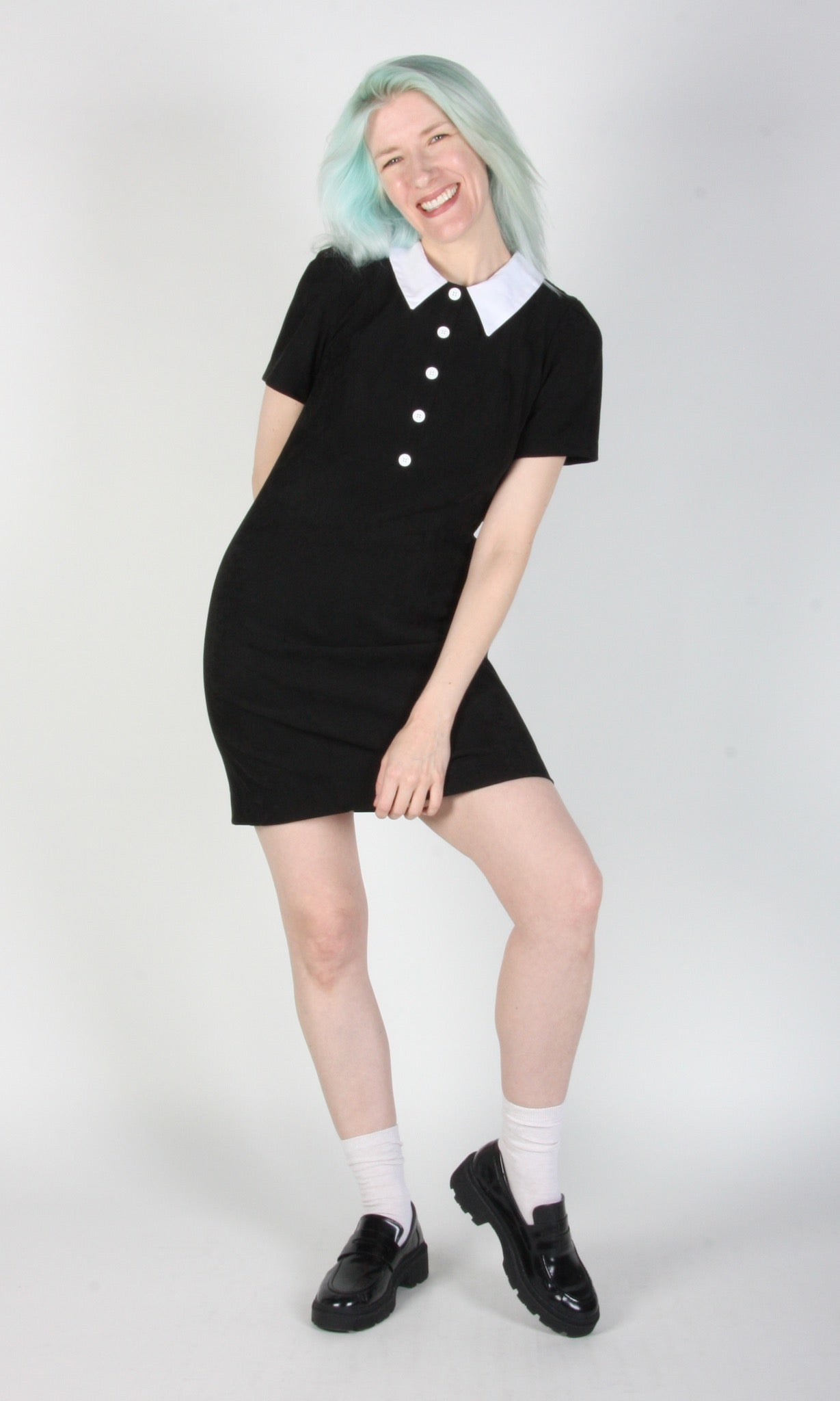 Peep Dress - Black