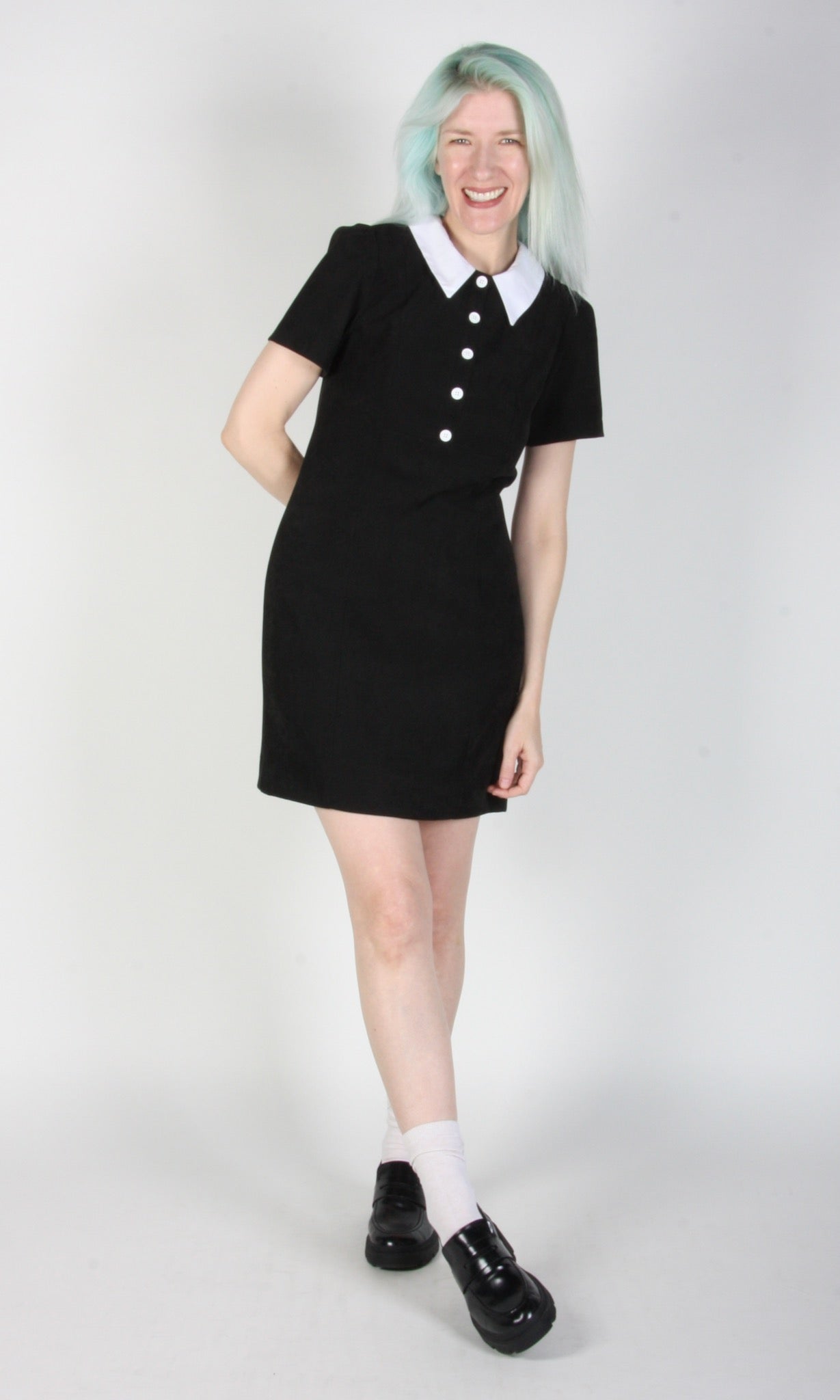 Peep Dress - Black