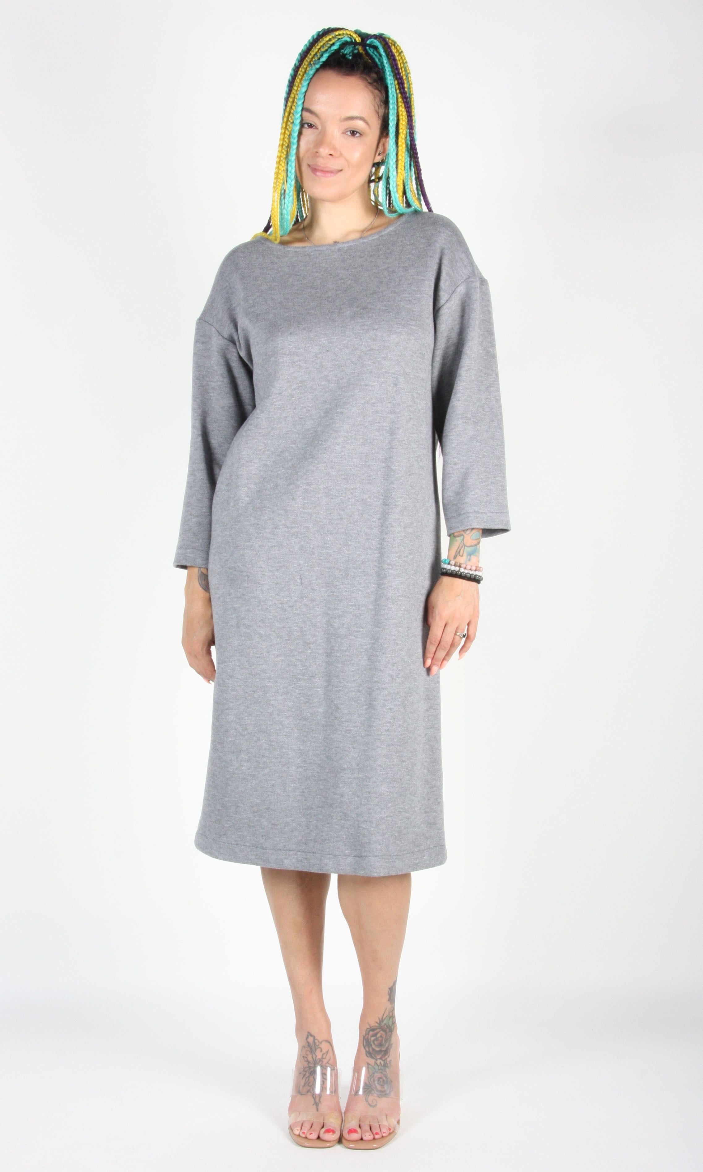 Synallaxe Dress - Grey