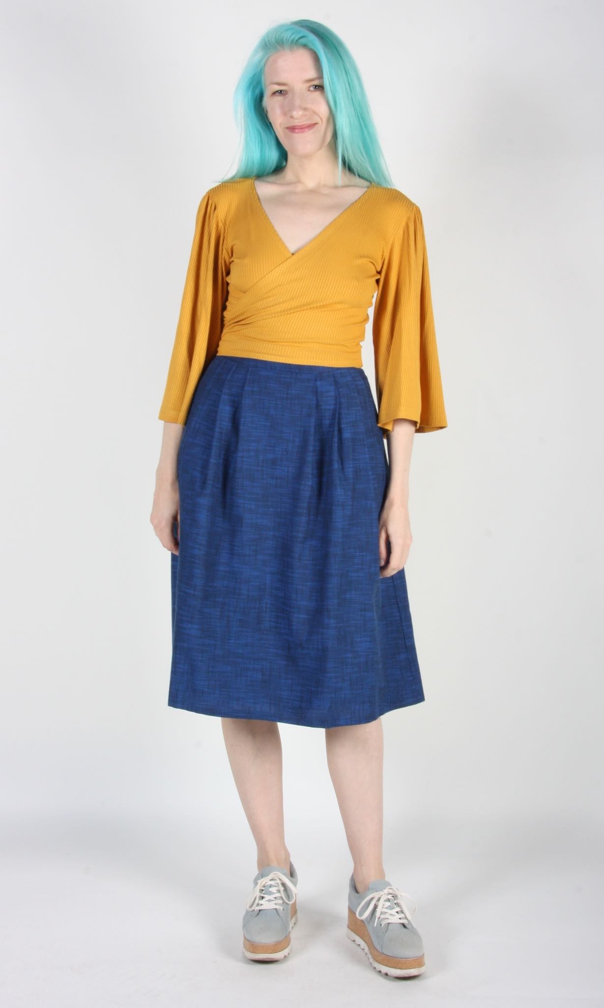 Tadorne Skirt - Sapphire