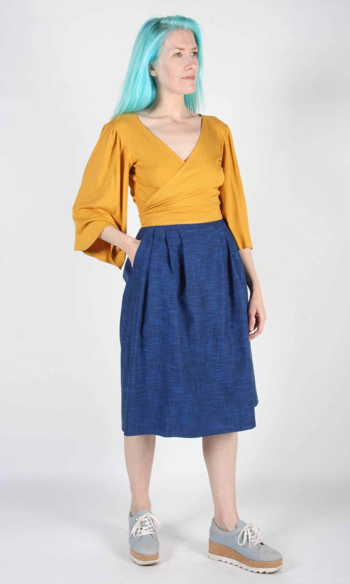 Tadorne Skirt - Sapphire