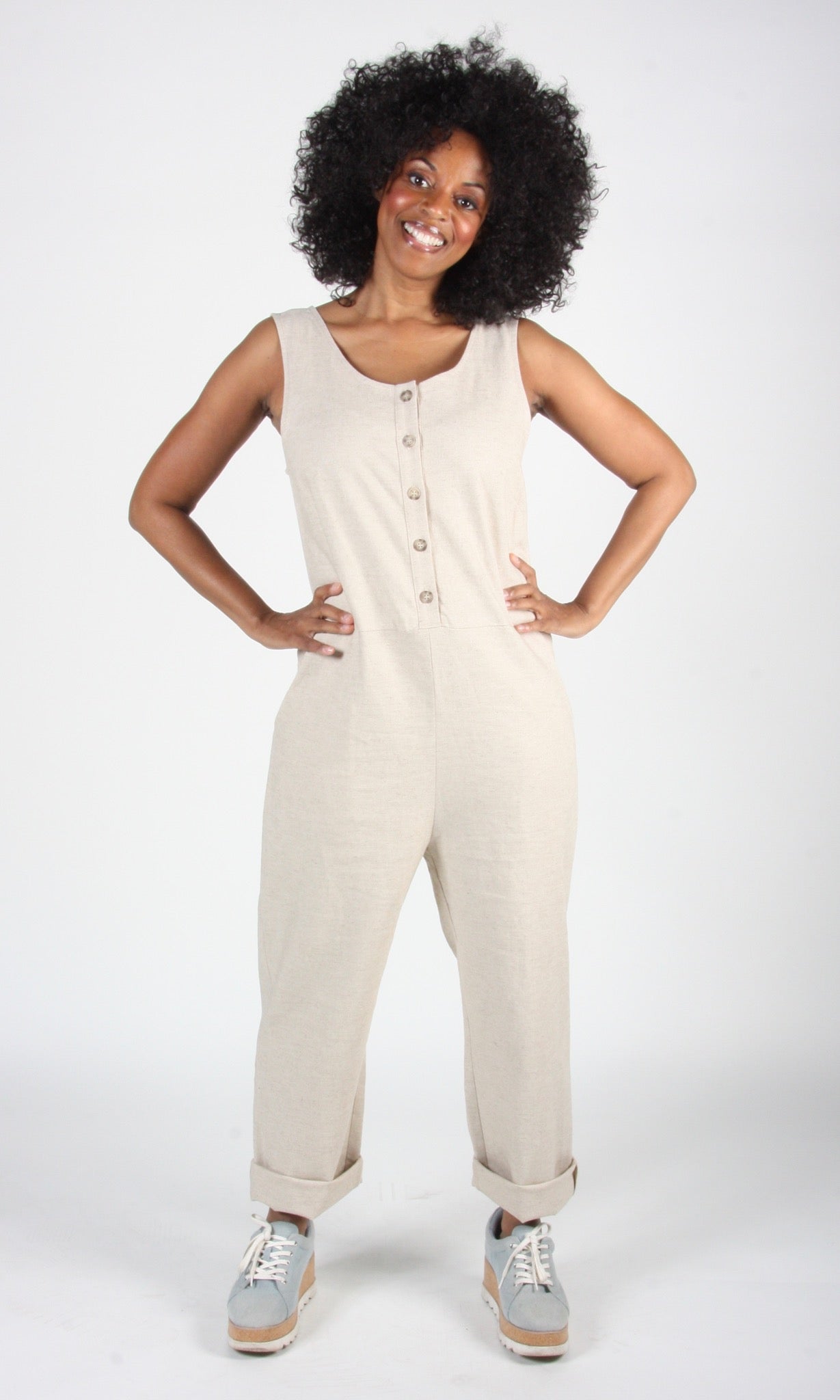 Tropicbird Jumpsuit - Sand