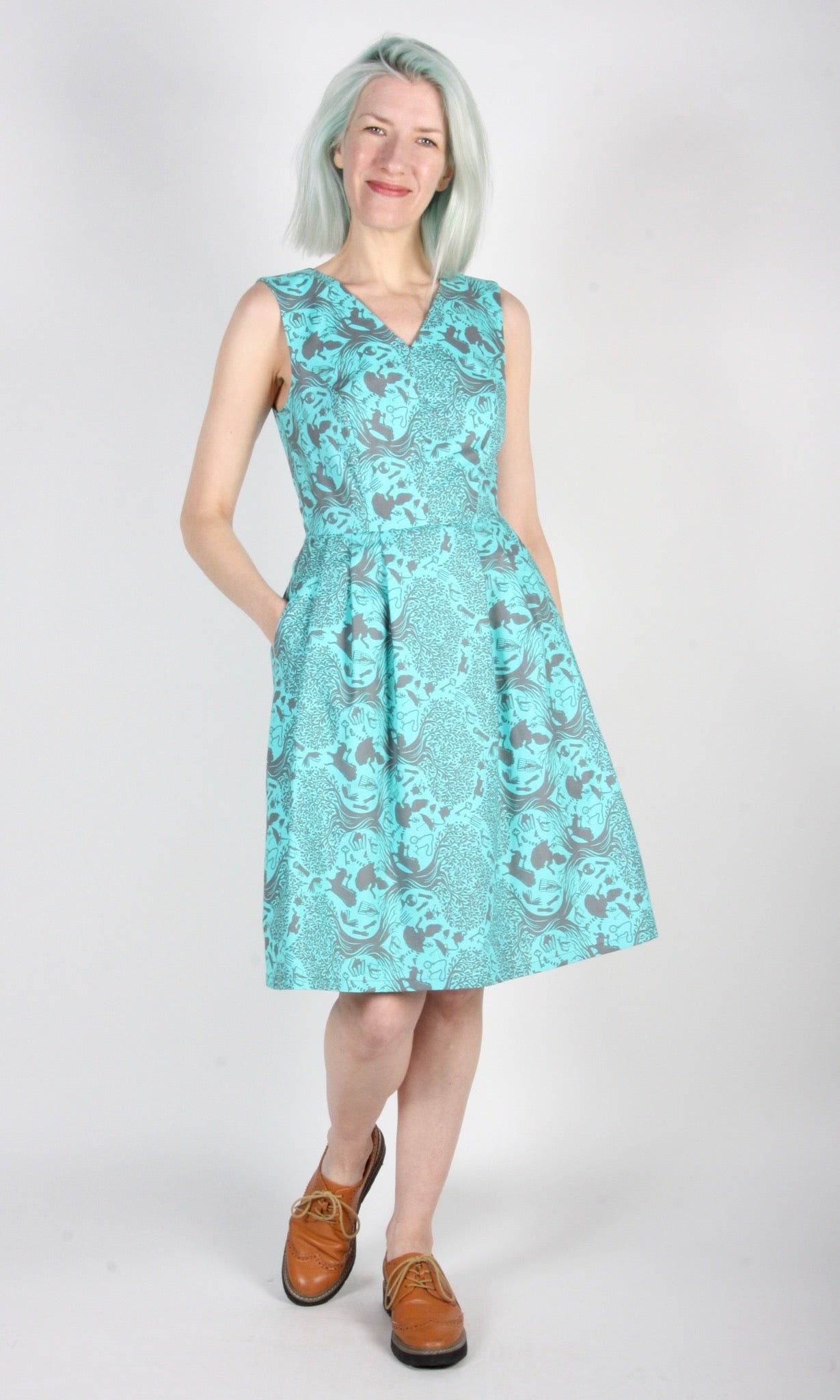 Wood Snipe Dress - Tea Party Tumble