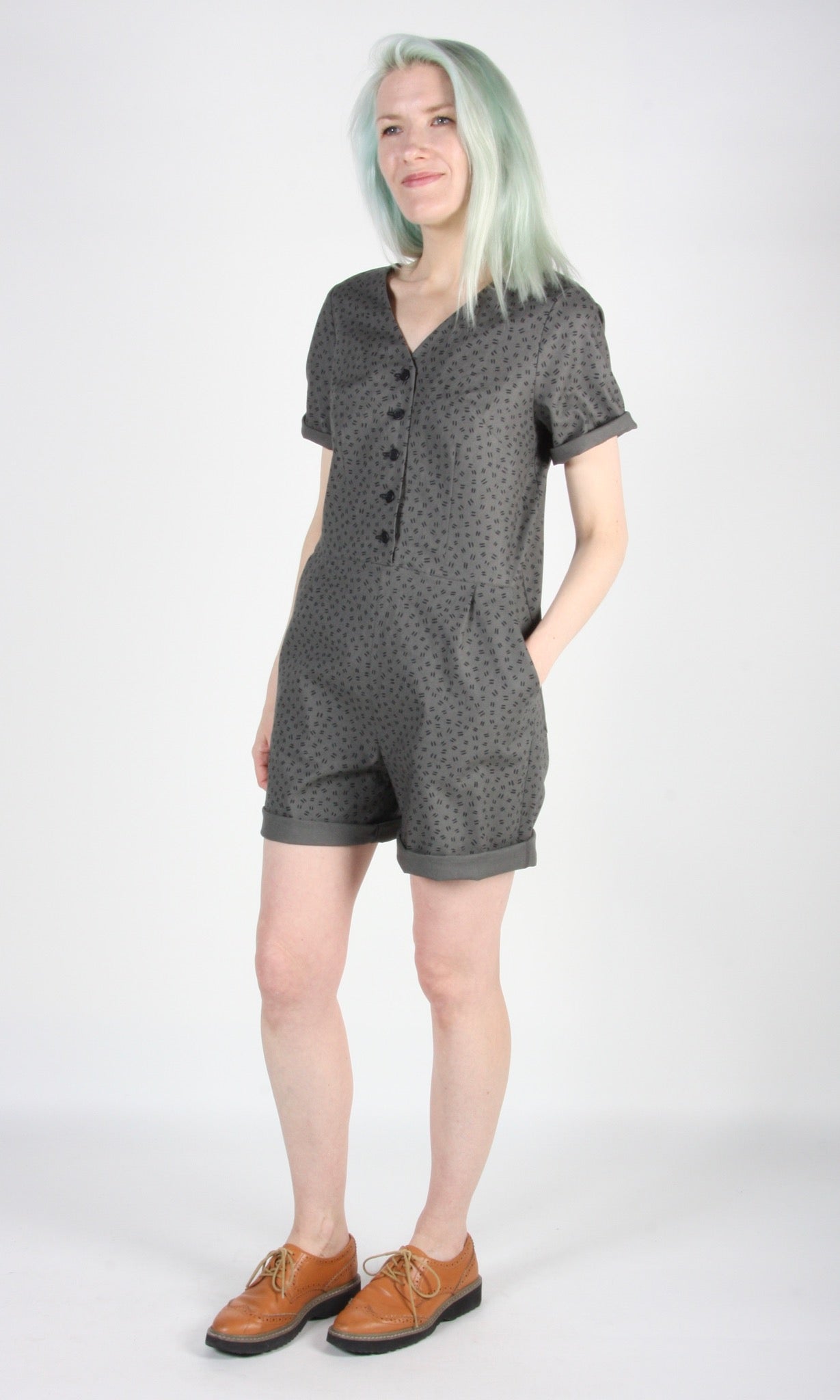 Woodhaunter Jumpsuit - Grey Hatch