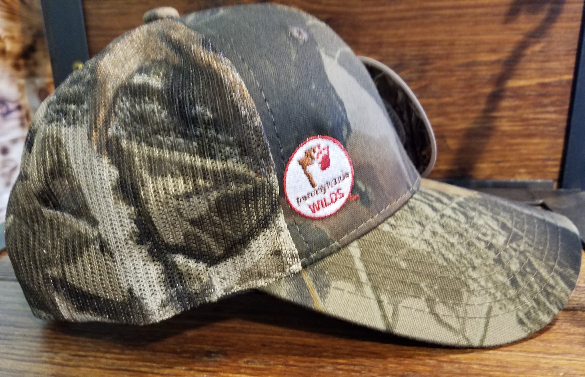 Camouflage Adult Cap with Mesh Back – PA Wilds Conservation Shop