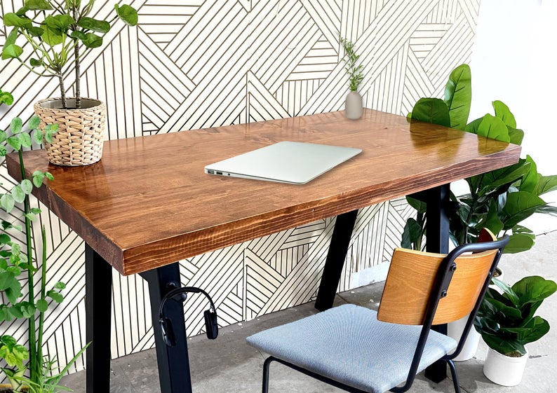 solid wood desk clearance