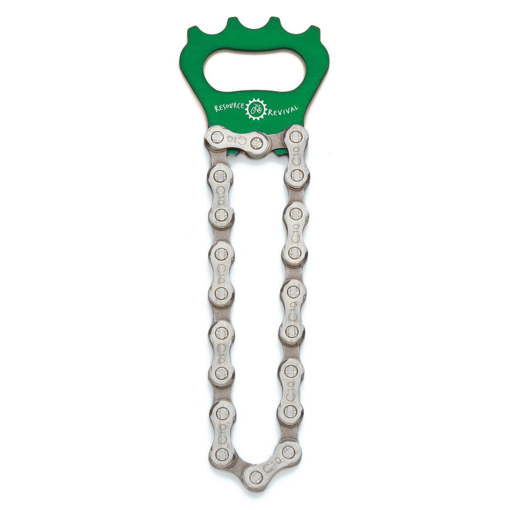bicycle chain bottle opener