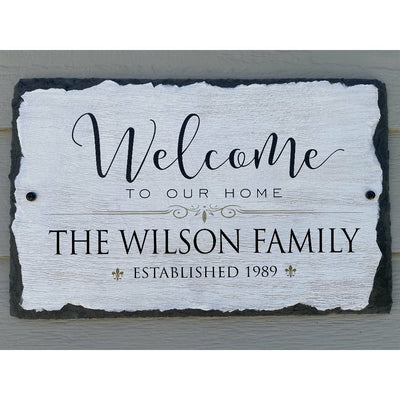 House Name Signs | Shop custom slate house signs and plaques now