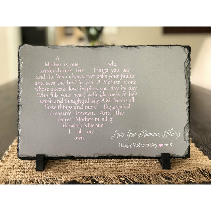 Handmade Mother's Day Sign | Shop custom slate house signs and plaques now