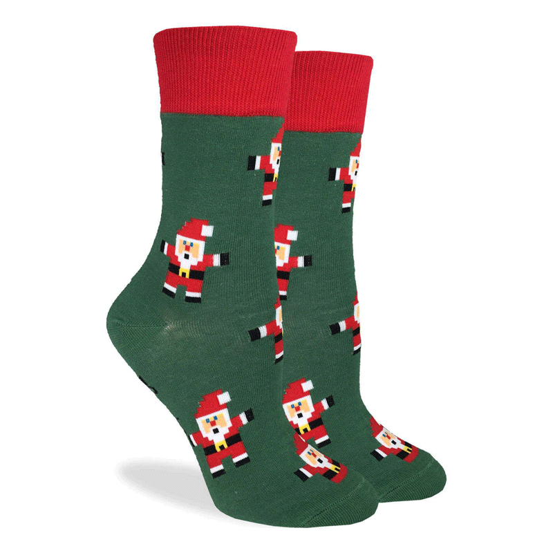 Santa Crew Socks - Made In Canada Gifts