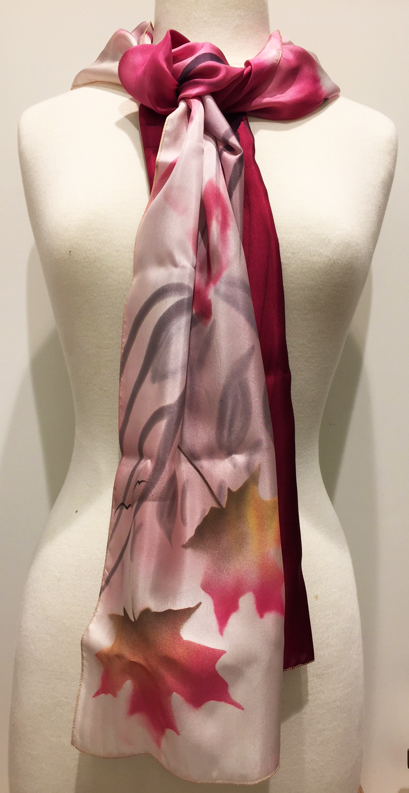 Silk Scarf - Style C - Made In Canada Gifts