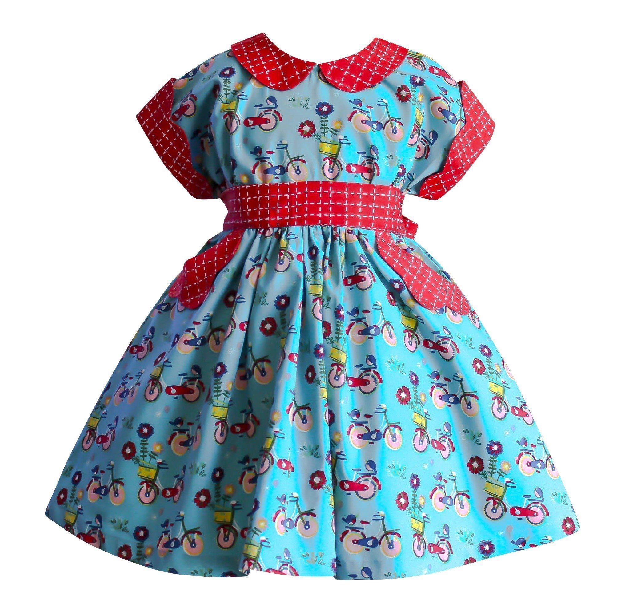 Joy Ride Vintage Bicycle Polk Street Dress | Little Miss Marmalade