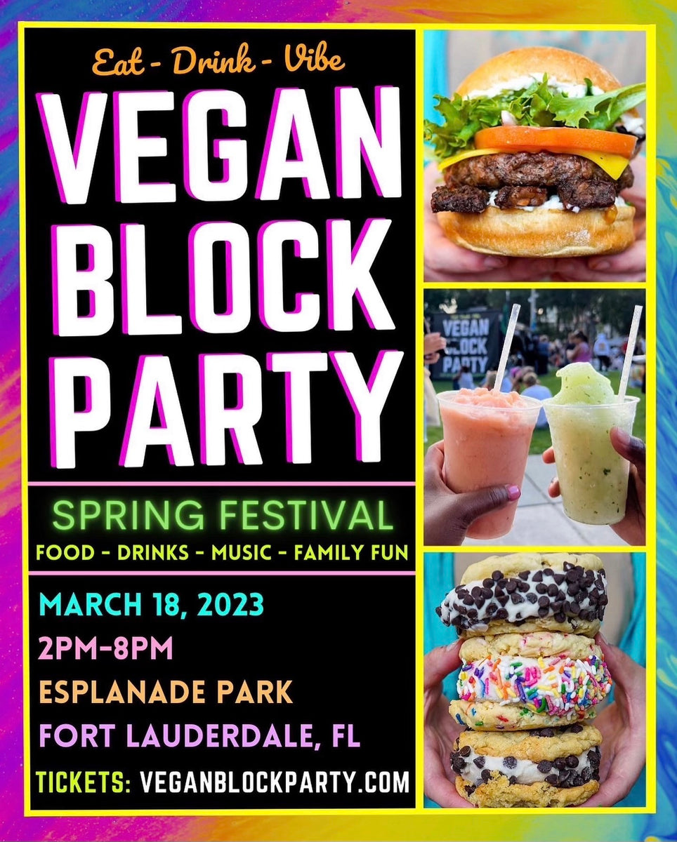 Come to Vegan Block Party this Saturday! 🎉 – Miami Fruit