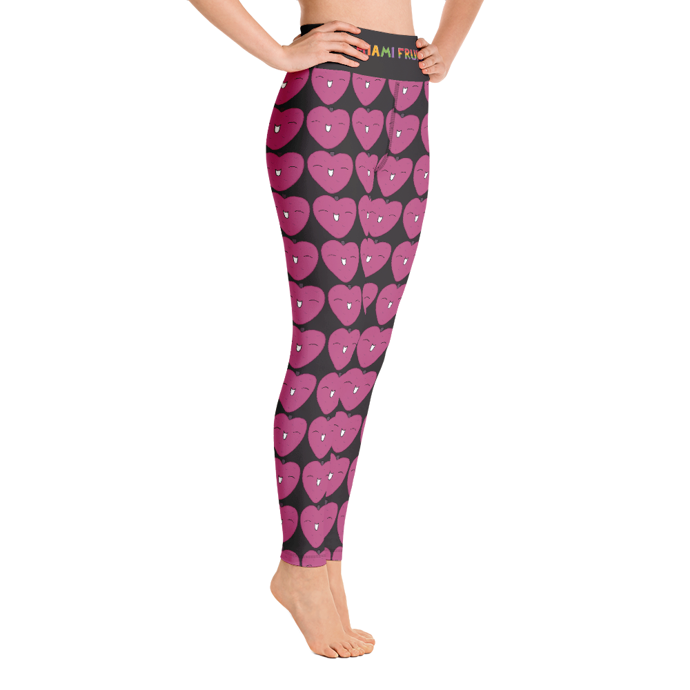 Custard Apple High Waist Yoga Leggings – Miami Fruit