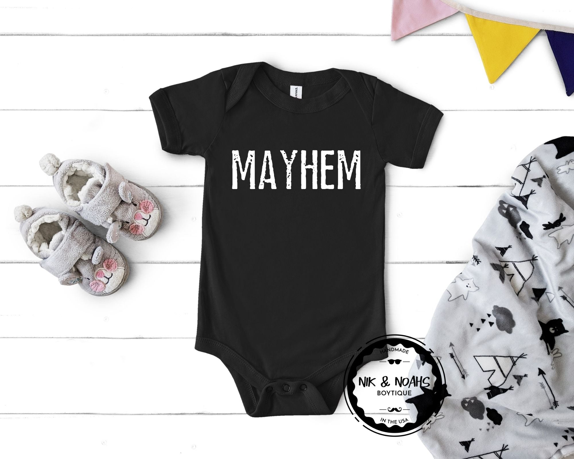Download Matching Mom Baby Toddler Graphic Tees Mother Of Mayhem Unisex Noah S Boytique