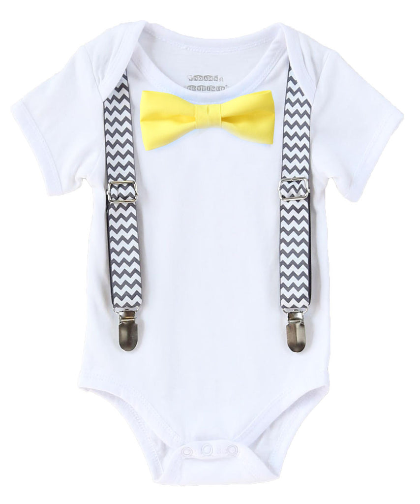 yellow infant outfit