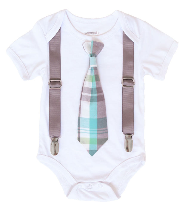 boy easter outfit with suspenders