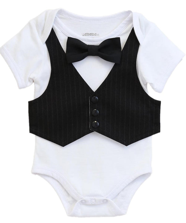 baby boy black and white outfit