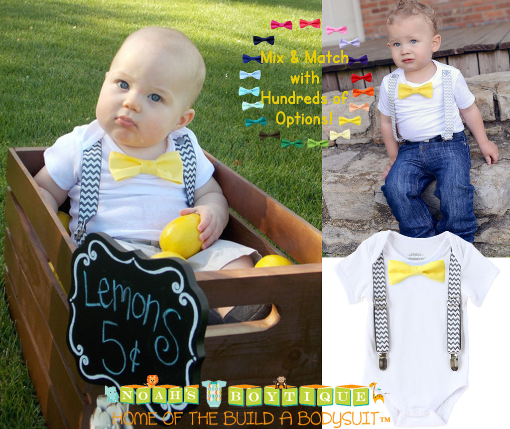 yellow infant outfit