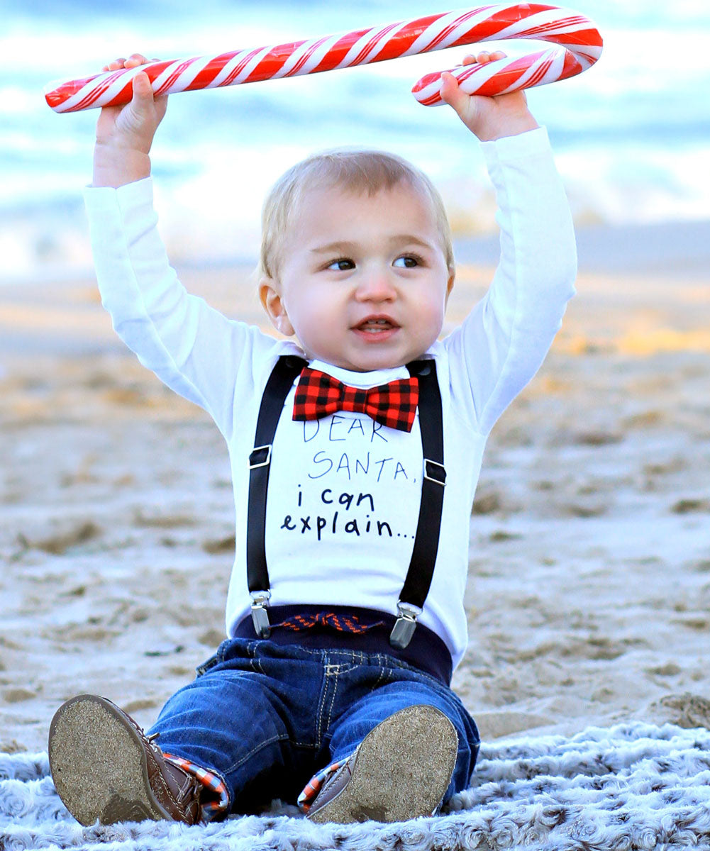 newborn boy christmas outfit