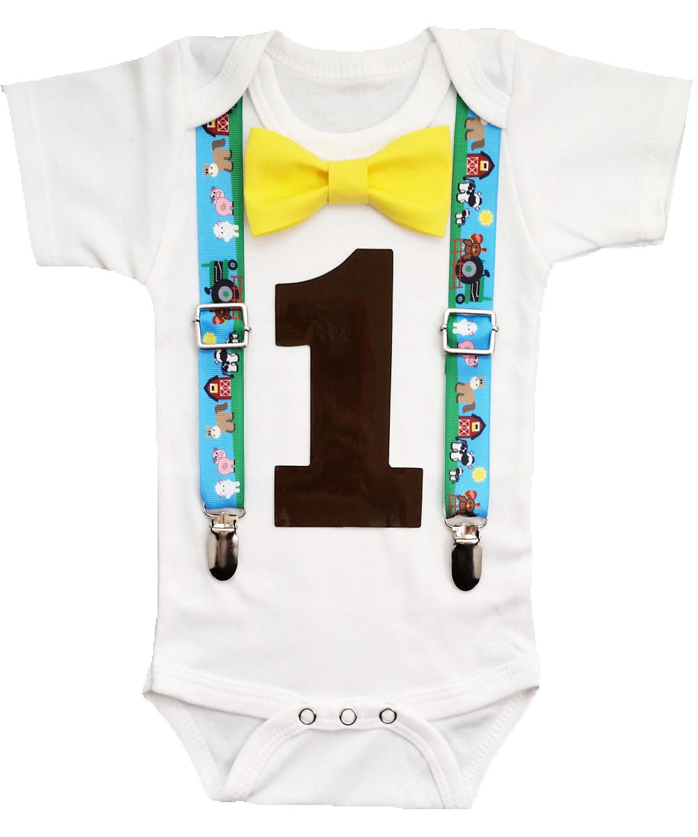 baby boy farm animal clothes