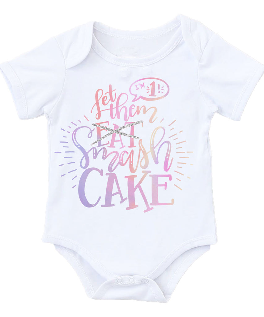 First Birthday Outfit Baby Girl Unicorn Pastel Colors Pink Noah S