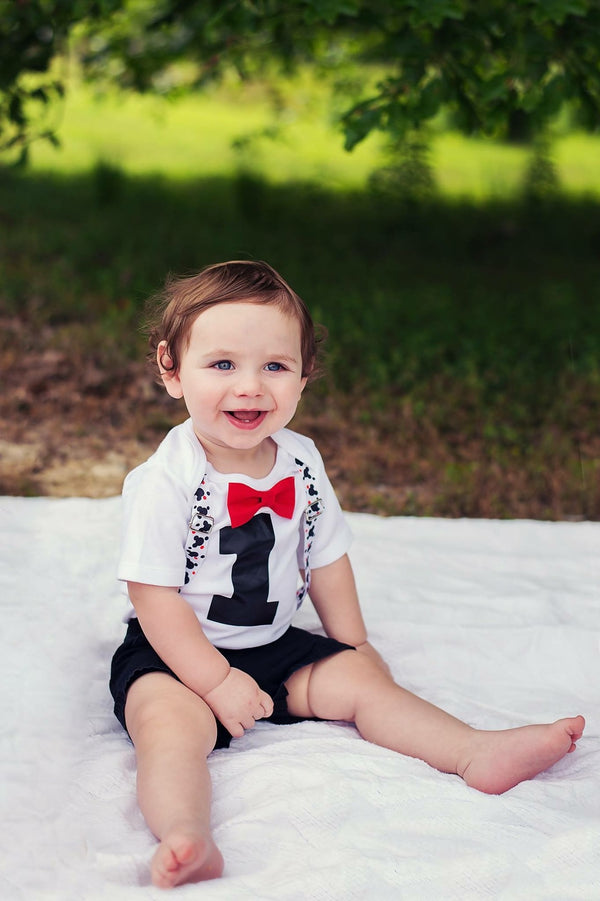 mickey mouse one year old outfit