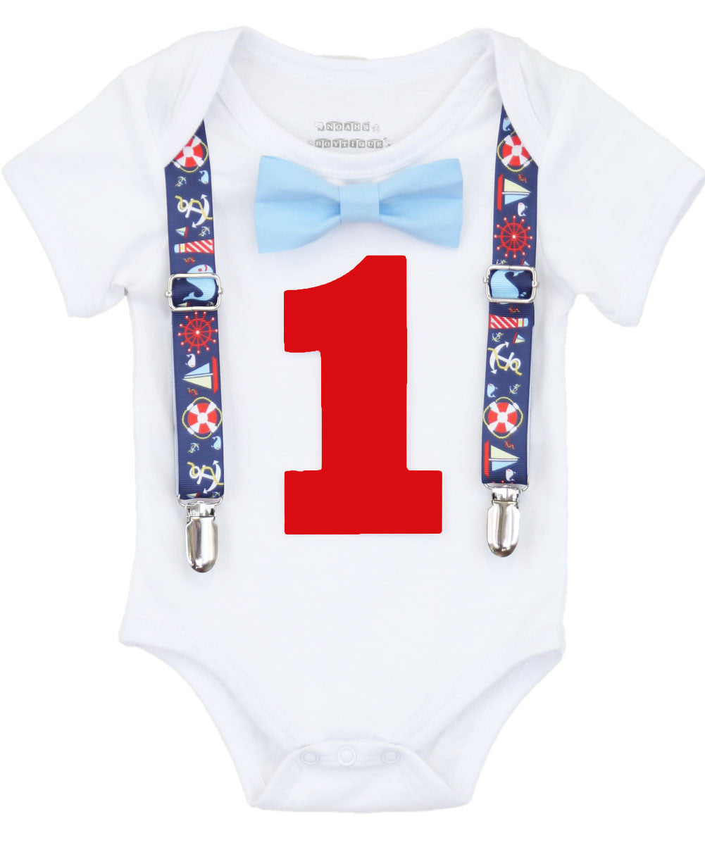 nautical theme party outfit for baby boy