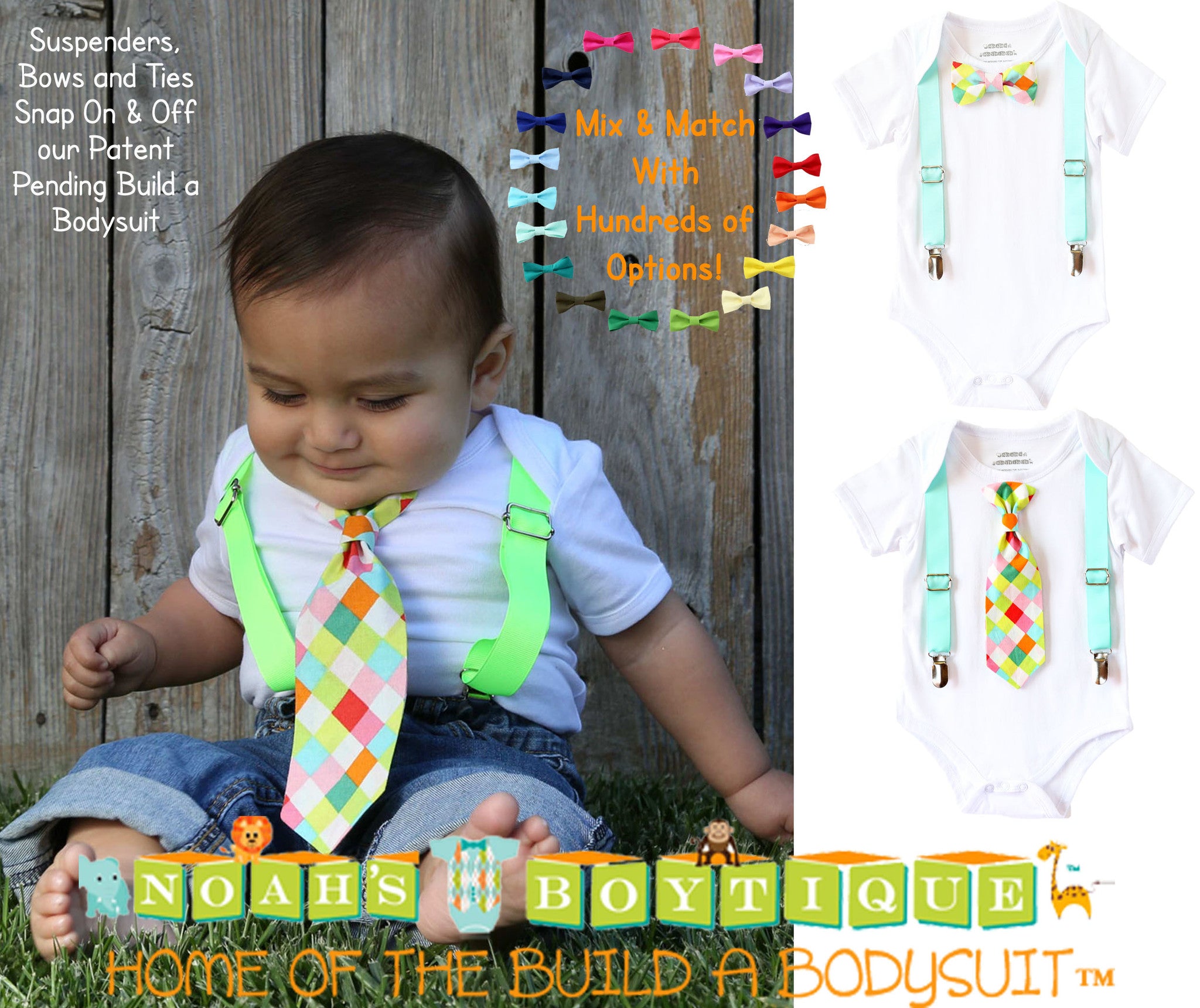 neon baby boy clothes