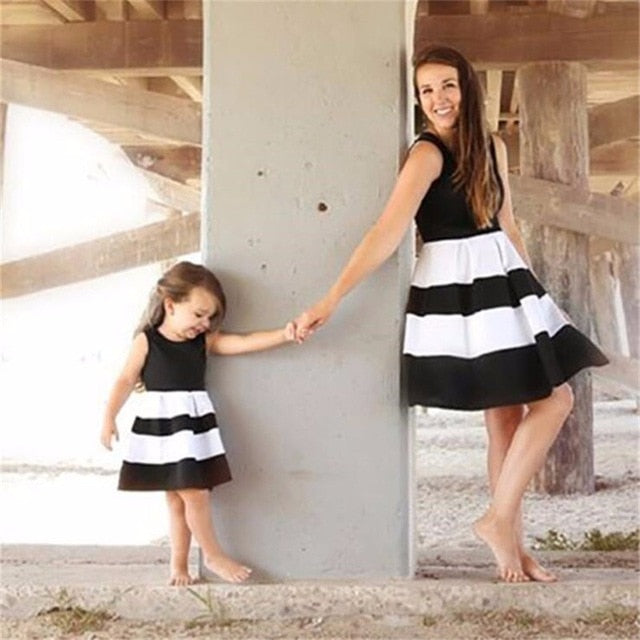 mommy and me matching white dresses