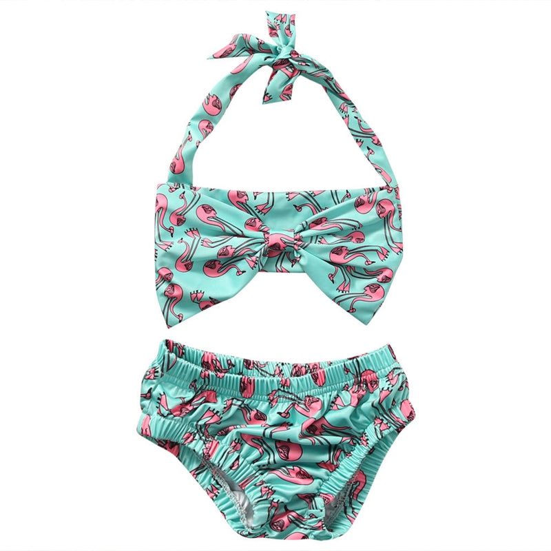 flamingo bathing suit baby